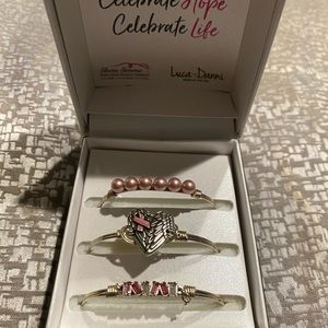 luca+dani breast cancer bracelets !